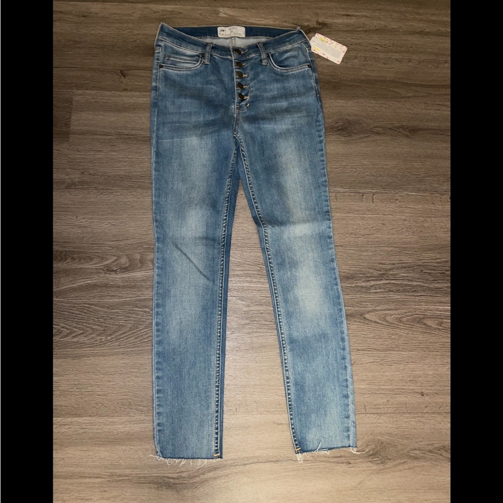 Free People Super High Rise Skinny Jean 27